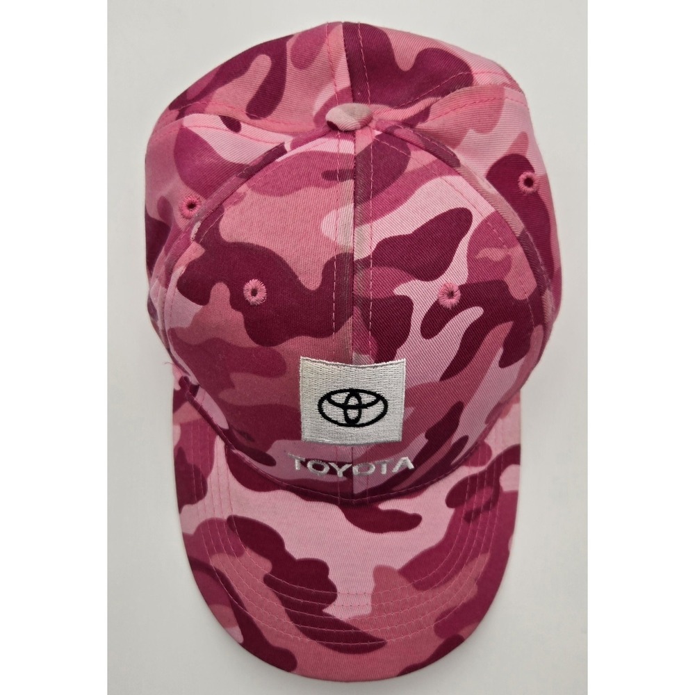Toyota Cap Hat Adult Womens Adjustable Hook & Loop Camouflage Outdoor Wear - Picture 6 of 11